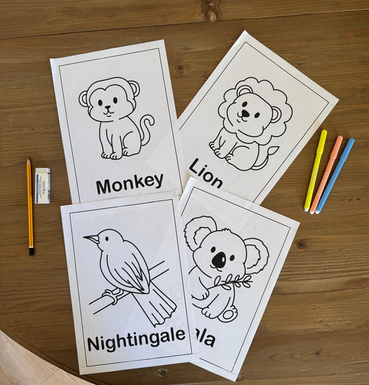 Animal Coloring Pages for Kids – 26 Printable Sheets